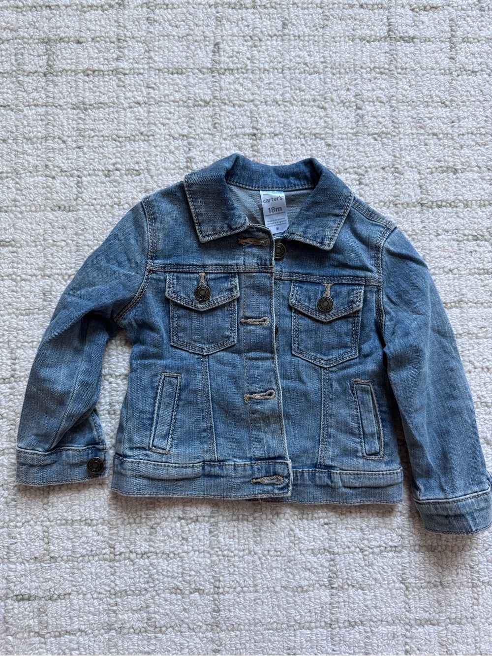 Carter's Light Blue Denim Jean Jacket for Kids